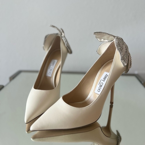 New JIMMY CHOO Love 100 patent leather pumps $1,575 38 - Picture 9 of 15